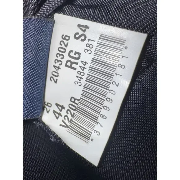 Brooks Brothers Blazer Silk Linen Wool Blend 2 Button Blue Men Size 44R